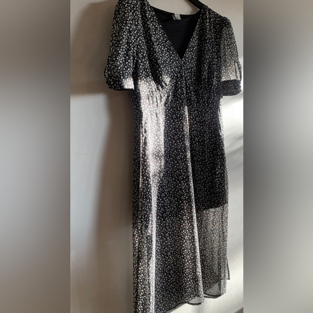 H&M Floral Lined Maxi Dress